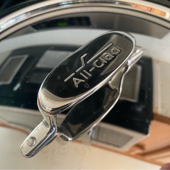 ALL CLAD D5 Brushed Stainless Steel long handle Fry and Sauté Pan & matching Lid - Picture 8 of 8